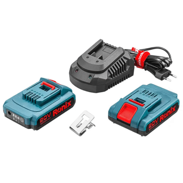 Kit Taladro percutor sin escobillas 20 V 13 mm 55 N.m Modelo: 8905k - Image 10