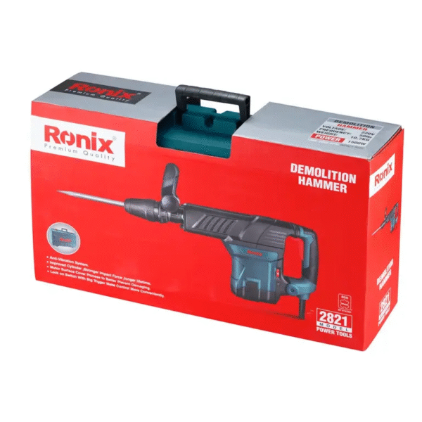 Martillo demoledor 1500W-10,7 kg    Modelo: 2821 - Image 7