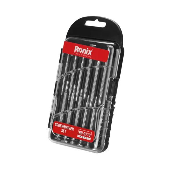 Juego de destornilladores de precisión con mango de acero (12 piezas)  Modelo: RH-2713 - Image 5
