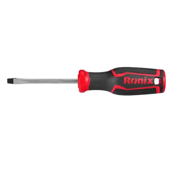 Destornillador de punta plana con mango de plástico de 5 x 75 mm     Modelo: RH-2741 - Image 2