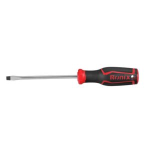 Destornillador de punta plana con mango de plástico de 6 x 125 mm     Modelo: RH-2747