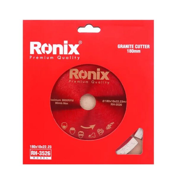 Disco de Corte para Granito y Mármol Prensado en Caliente 180mm   Modelo : RH-3526