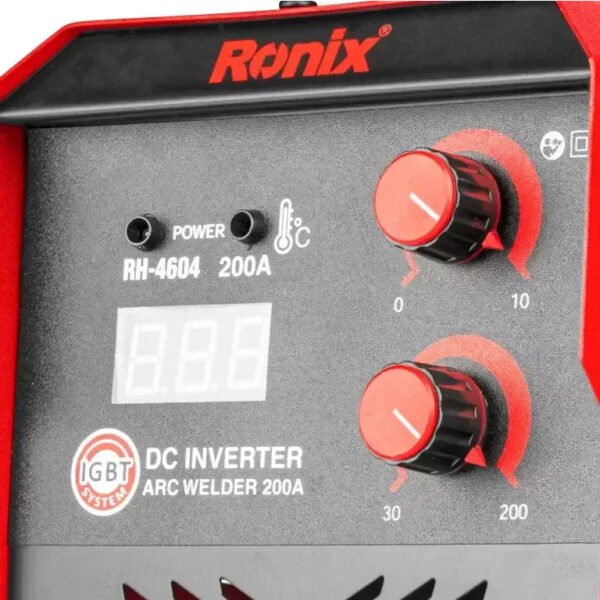 Inversor de soldadura de arco de CC de 200 A con turboventilador    Modelo: RH-4604 - Image 7